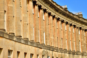 Bath; England - may 30 2024 : Royal Crescent