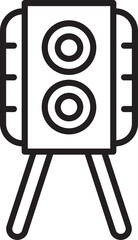 Sticker - Loudspeaker Line Icon