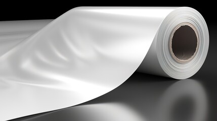 Sticker - roll of paper on white