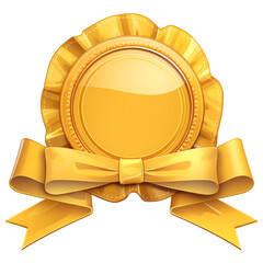 Wall Mural - medal award with ribbon