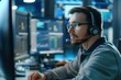 © GoodandEvil - Focused technician at computer workplace