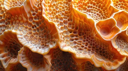 Poster - Abstract Honeycomb Pattern