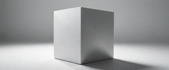 Poster - blank white box