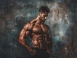 © Johannes - portrait of a fitness model. - Fitness motivational Transformation. - hard work, and the joy of accomplishment. High-resolution Fitness Progress.