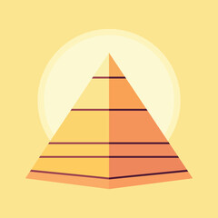 An illustration of pyramid.