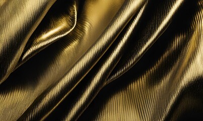 Showcasing the metallic and glittery texture of fabric, ideal for crafting glamorous and eye-catching designs that dazzle and captivate with their shimmering elegance.