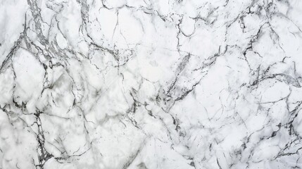 Poster - Texture of white marble with natural patterns for background or design artwork