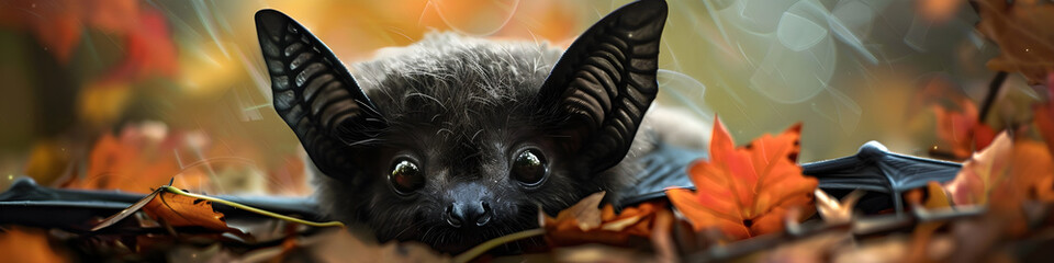 Wall Mural - Halloween, Cute Cuddly Bats?