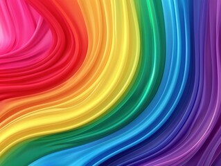 Poster - Vibrant rainbow abstract background