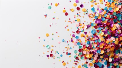 Poster - Colorful confetti background