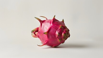 Wall Mural - dragon fruit isolated on white background. 