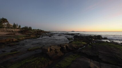 Wall Mural - Morning view of Mooloolaba Beach, Queensland, Australia.