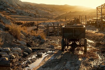 Sticker - California Gold Rush, 1849, Gold rush, Gold mine