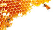 © Ziyan Yang - A honeycomb border isolated on transparent background
