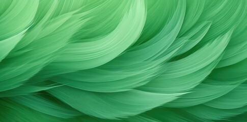 Wall Mural - green background wallpaper with a lot of feathers