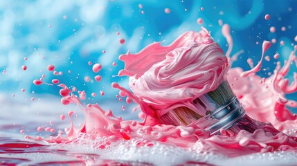 Poster - background of paint HD 8K wallpaper Stock Photographic Image  