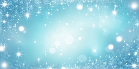 Wall Mural - create a powder blue vibrant sparkling background