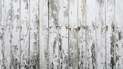 Wall Mural - Aged wood with white tone color for background and texture