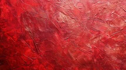 Wall Mural - A red background with a red brush stroke