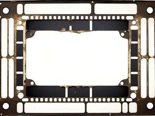 Canvas Print - retro background with a film strip