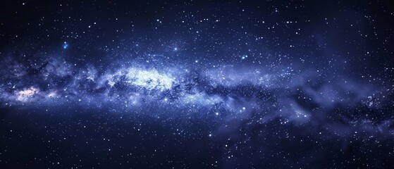 Wall Mural - night scene milky way background