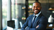 © dropideas - portrait cheerful of business to convey their spirit job