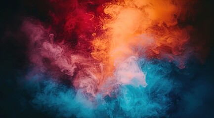 Wall Mural - abstract fire background