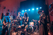 © View Stock - Young bands perform on stage