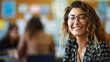 © Idea stock - portrait cheerful of teacher in the classroom to convey their spirit