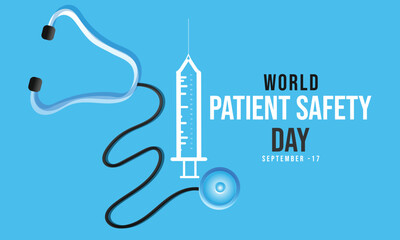 Wall Mural - World Patient Safety Day. background, banner, card, poster, template. Vector illustration.