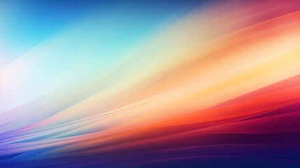 Leinwandbilder - energetic abstract blurred gradient background in bold primary colors, exuding a sense of excitement and dynamism. 
