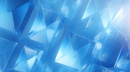 Fototapete -  ethereal abstract blue background with ethereal diamonds and squares in a dreamy geometric pattern. 