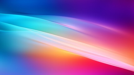 Aufkleber -  vibrant abstract blurred gradient background in neon colors, reminiscent of a 1980s retro aesthetic. 