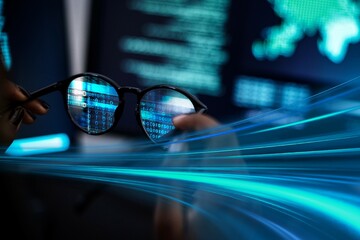 Wall Mural - computer coding job technology photo