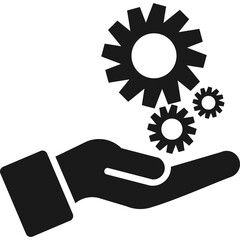 Poster - Gear Machinery Icon