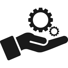 Poster - Gear Machinery Icon