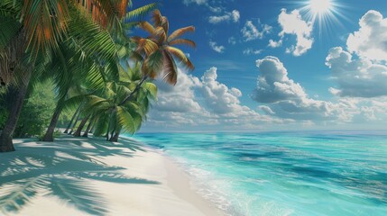 Poster - The Tropical Beach Paradise