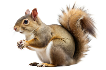 Sticker - squirrel on a transparent background