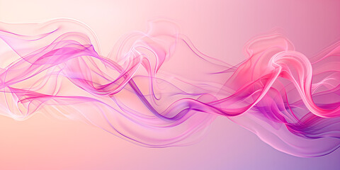 Wall Mural - Abstract background with pink and violet smoke waves