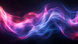 © Rajesh - Abstract background with colorful wave design element forming artistic flowing shape