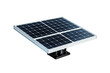 © Masood - A Solar Panel Gathers Sunlight on a Clear Day on a Clear PNG or White Background.