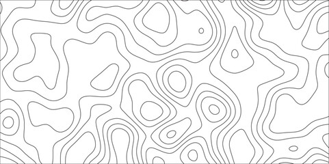 Fototapete - Abstract Topography and geography earth relief map. Conditional geography scheme and the terrain map. Topographic map background geographic line map with elevation assignments.