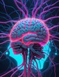 © S@photo - Three-dimensional images of the human brain in various forms