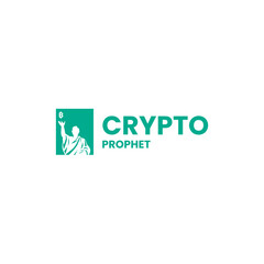 Crypto Prophet Logo Design Vector