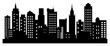 © Rawpixel.com - PNG Buildings silhouette architecture metropolis.