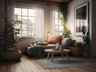 Wall Mural - Cozy Living Room Inspiration Photography Art