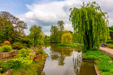 Wall Mural - Regent's park landscape in spring, London, UK