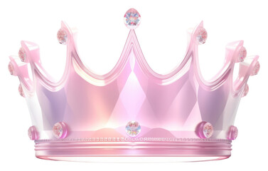 Poster - PNG Crown tiara pink celebration.