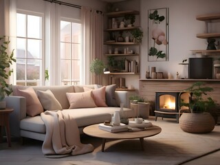 Wall Mural - Cozy Living Room Inspiration Photography Art