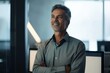 © alisaaa - Portrait of a confident mature businessman working in a modern office Know your purpose and watch the profit roll in
